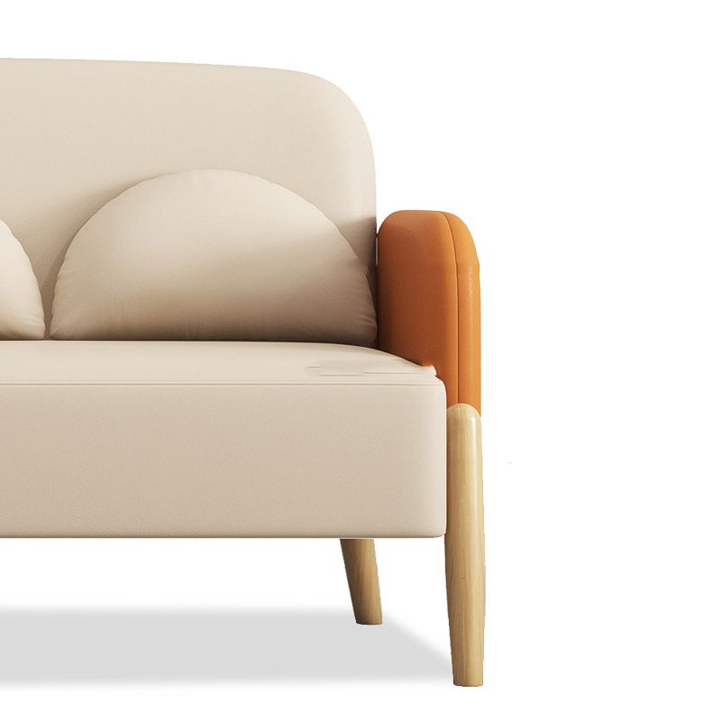 Ultra-Modern 3-seater Sofa with Square Arm for Bonus Room 68' Wide 80' High Clearhalo 'furn' 'furn_sofas' 'Furniture' 'furniture_sofas' 'kitchen' 'kitchen_sofas' 'Living Room Furniture' 'Sofa' 'sofas' 1200x1200_6978703e-fda8-48ca-b320-e969391a1d2a