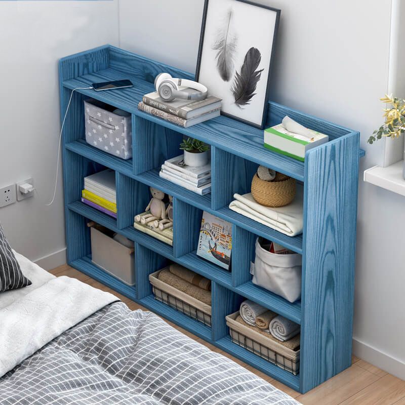 35,43 "Taltabo in legno alto tavolo da notte aperto con scaffali