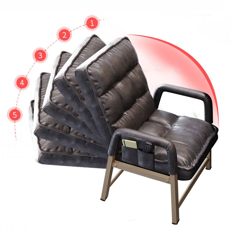 Moderner gepolsterter Bürostuhl Ergonomic Mid Back fester Waffenstuhl