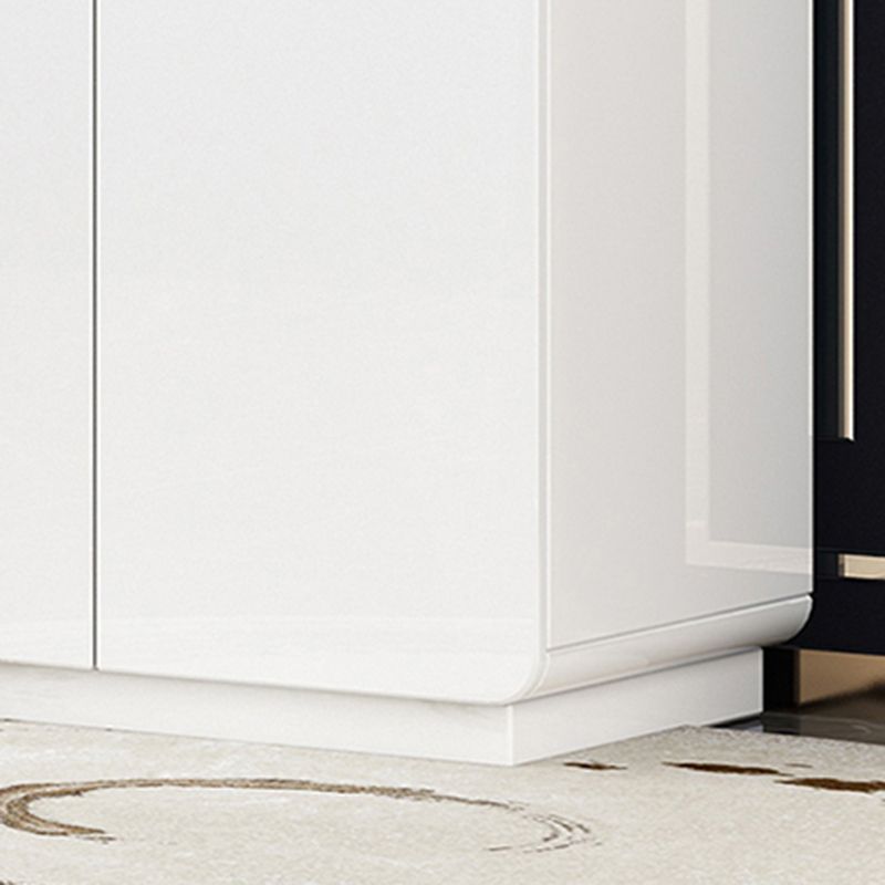 Junta lateral de estilo glamorante Buffet de comedor de madera con gabinetes y cajones