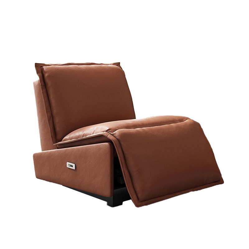Contemporary Armless Standard Recliner Gliding Recliner Chair Clearhalo 'Chairs & Seating' 'furn' 'furn_recliners' 'Furniture' 'Living Room Furniture' 'Recliners' 1200x1200_6981b7d1-9a0d-4504-b204-ec6bf7c9f474