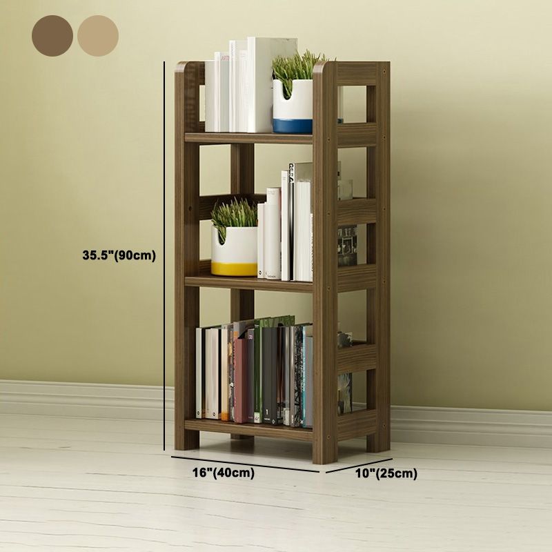 Moderne stijl open boekenplank massief hout etagere plank boekenkast
