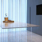 Sintered Stone Dining Table White Modern Dining Table with Acrylic Base Clearhalo 'Dining Tables & Seating' 'Dining Tables' 'dining_table' 'furn' 'furn_dining_table' 'Furniture' 'furniture_dining_table' 'Kitchen & Dining Furniture' 'kitchen' 'kitchen_dining_table' 1200x1200_6984318f-c96d-43f1-8016-36ad4c0c8f2a