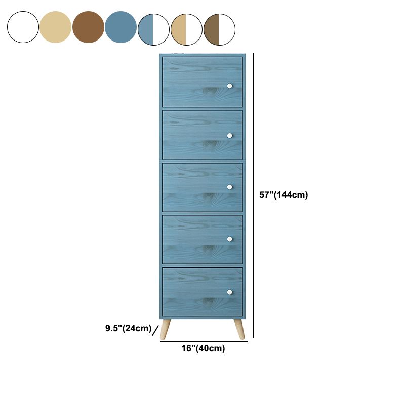 Estantería de madera artificial estándar moderna de 9 "de ancho estantería de espalda cerrada
