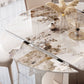Gesinterde stenen tafel Glam eettafel voor eetkamer