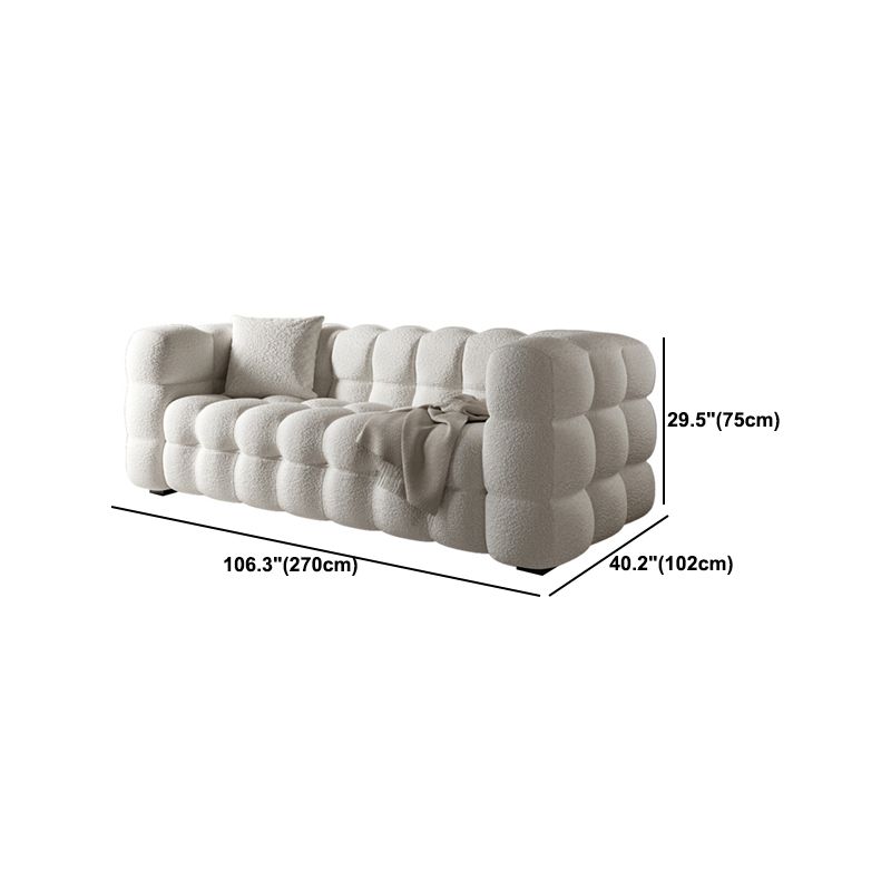 Divano a braccio di smoking contemporaneo di divano standard serrato per soggiorno