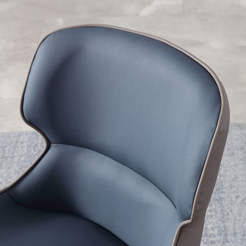 Contemporary Style Wingback Chairs Leather Dining Chairs for Home (Set of 2) Clearhalo ' kitchen&dining_furn' 'Dining Chairs' 'Dining Tables & Seating' 'dining_chair' 'furn' 'furn_dining_chair' 'Furniture' 'furniture_dining_chair' 'Kitchen & Dining Furniture' 'kitchen' 1200x1200_698bd828-650b-4870-a267-407fb7e620a3