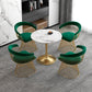 Modern 1/4/5 Pieces Dining Sintered Stone Dining Table Set with Metal Legs for Kitchen Clearhalo 'Dining Room Sets' 'Dining Tables & Seating' 'dining_room_set' 'furn' 'furn_dining_room_set' 'Furniture' 'furniture_dining_room_set' 'Kitchen & Dining Furniture' 'kitchen&dining_furn' 'kitchen' 1200x1200_698e04b4-007b-41bf-8a74-0400acfeb9f1