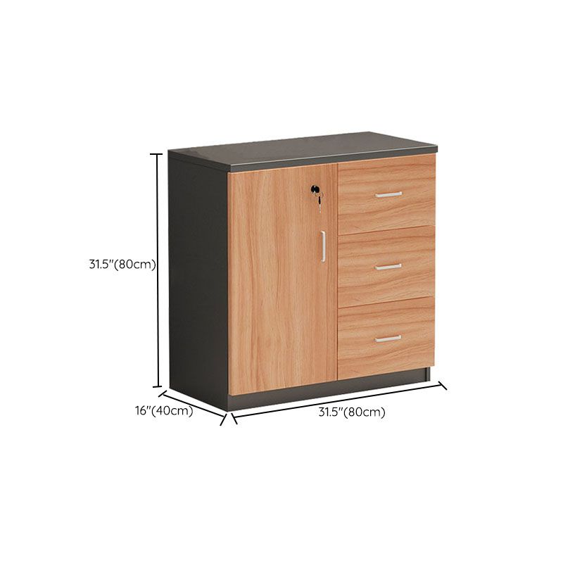 Traditional Style File Cabinet Wood Lateral File Cabinet with Locking Storage Clearhalo 'Filing Cabinets' 'filling_cabinets' 'furn' 'furn_filling_cabinets' 'Furniture' 'Office Furniture' 1200x1200_698e76e3-bc56-49fd-bbab-3502b4c41525