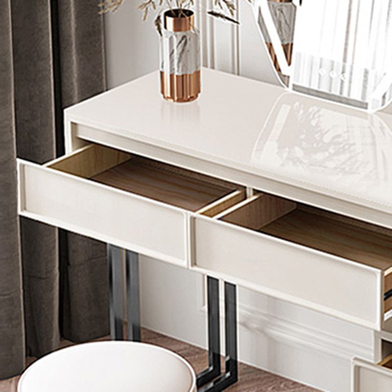 Tavolo da toeletta per vanity per trucco contemporaneo 4 cassetti