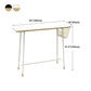 Glam Marble Counter Table with Specialty Table Top Trestle Table - 42" H Clearhalo 'Bar Furniture' 'Bar Tables' 'bar_tables' 'furn' 'furn_bar_tables' 'Furniture' 'furniture_bar_tables' 'Kitchen & Dining Furniture' 1200x1200_6990807d-4fd8-4c36-ace7-2b6b8e8daf1f