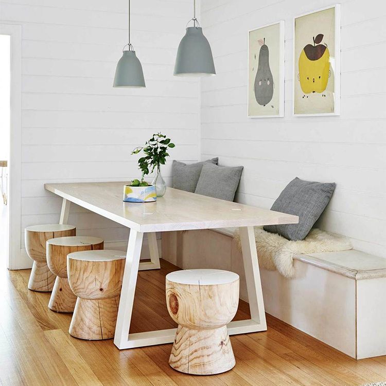 Rectangle Mid-Century Modern Table Wood Color Fixed Table with 4 Legs Clearhalo ' dining_table' 'Dining Tables & Seating' 'Dining Tables' 'furn' 'furn_dining_table' 'Furniture' 'furniture_dining_table' 'Kitchen & Dining Furniture' 'kitchen&dining_furn' 'kitchen' 'kitchen_dining_table' 1200x1200_6990d0a5-d1db-475d-bb6b-c32bd0a06bb0