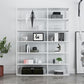 Metal Bookcase Minimalist Book Shelf with Rectangular Shelves Clearhalo 'Bookcases' 'furn' 'furn_bookcases' 'Furniture' 'furniture_bookcases' 'kitchen' 'kitchen_bookcases' 'Living Room Furniture' 'Office Furniture' 1200x1200_699184d4-767f-4d5e-95ef-7f7a2486e98d