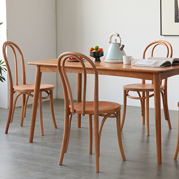 Traditional Ash Open Side Chair Matte Finish Wood Dining Chair Clearhalo 'Dining Chairs' 'Dining Tables & Seating' 'dining_chair' 'furn' 'furn_dining_chair' 'Furniture' 'furniture_dining_chair' 'Kitchen & Dining Furniture' 1200x1200_69974710-7ebd-4f15-a706-a1d951da29e3