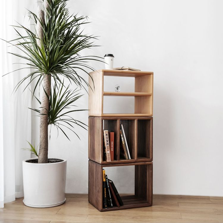 Contemporary Solid Wood Bookshelf Open Back Bookcase for Home Office Clearhalo 'Bookcases' 'furn' 'furn_bookcases' 'Furniture' 'Office Furniture' 1200x1200_6997d467-931b-4391-8b74-93274d9be6b1
