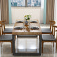 Contemporary Solid Wood Dining Table Rectangle Dining Table for Home Use