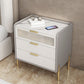 Wood Nightstand 16" Wide Bed Nightstand with Draewrs and Legs Clearhalo 'Bedroom Furniture' 'furn' 'furn_night_stand' 'Furniture' 'night_stand' 'Nightstands' 1200x1200_699b40d7-5245-4588-b15b-dfebf9684483