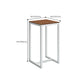 Brown Wood Top Bar Table Outdoor Trestle Base Bar Wine Table Clearhalo 'Bar Furniture' 'Bar Tables' 'bar_tables' 'furn' 'furn_bar_tables' 'Furniture' 'Kitchen & Dining Furniture' 1200x1200_699ca681-25eb-4e07-971f-f6a566866e8d
