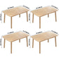 Modern Rectangle Pine Solid Wood Table 4 Legs Home Kitchen Dinner Furniture Clearhalo ' dining_table' 'Dining Tables & Seating' 'Dining Tables' 'Furniture' 'furniture_dining_table' 'Kitchen & Dining Furniture' 'kitchen&dining_furn' 'kitchen' 'kitchen_dining_table' 1200x1200_69a132a8-742d-4522-9ccf-e4aa1c2ad695