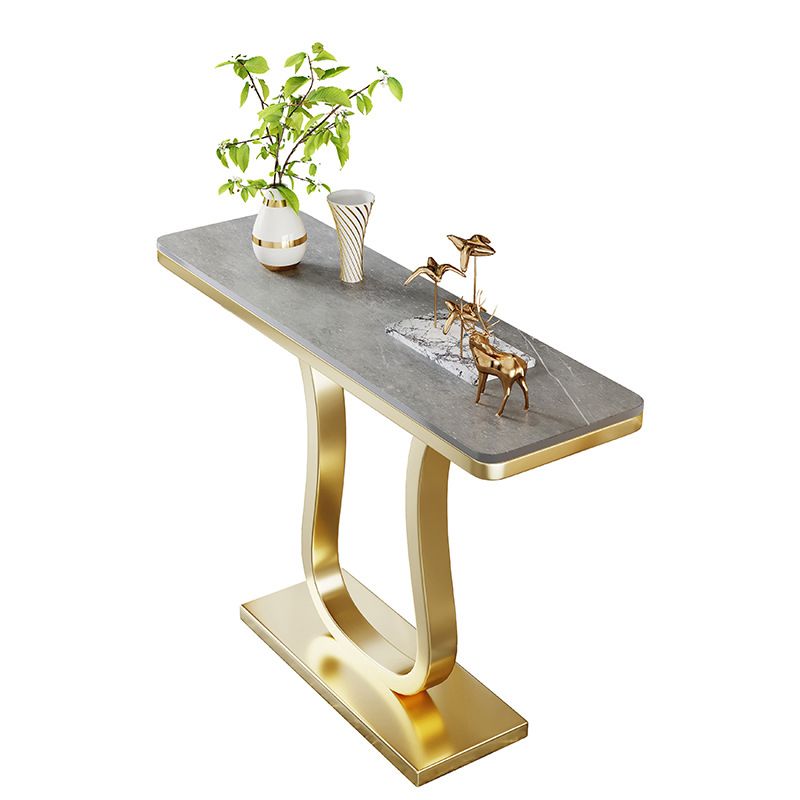 Tabella accento console Hihg da 36 pollici- Tabella della console rettangolo di pietra