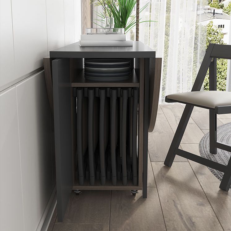 1/3/9 pezzi tavolo da pranzo a forma tondo in legno e set di sedie