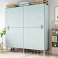Modern Style Metal Frame Wardrobe Foldable Wardrobe with Garment Rod