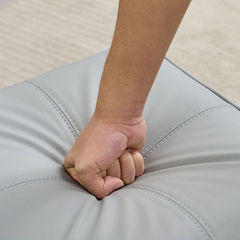 Contemporary Square Cube Leather Upholstered Cube for Living Room Clearhalo 'furn' 'furn_ottomans_poufs' 'Furniture' 'Living Room Furniture' 'Ottomans & Poufs' 'ottomans_poufs' 1200x1200_69a8a419-b036-4272-92c0-5ca20b0472b9