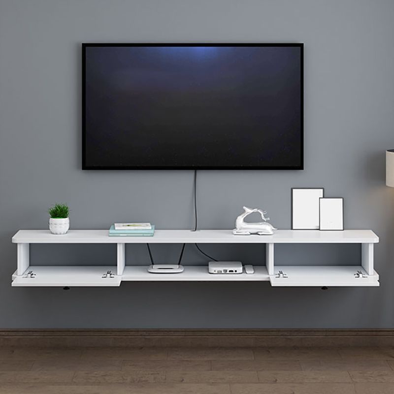 Engineered Wood TV Stand Modern Wall-mounted TV Cabinet with 2 Doors Clearhalo 'furn' 'furn_tv_stands_entertainment_centers' 'Furniture' 'Living Room Furniture' 'TV Stands & Entertainment Centers' 'TV Stands & Media Storage Furniture' 'tv_stands_entertainment_centers' 1200x1200_69ac9d4a-ef9e-4287-aa6a-b4a12cd6a933