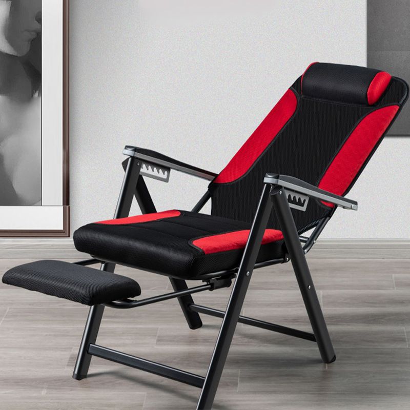 Standard manuale di reclinabile singolo in metallo contemporaneo con braccio