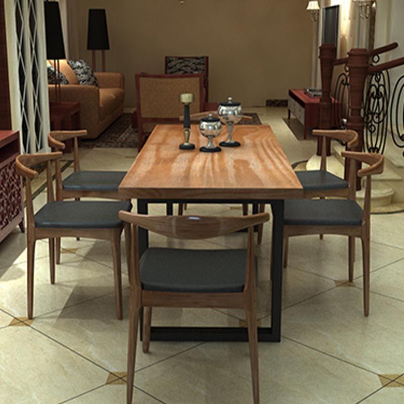 Industrial 1/2/7 Pieces Dining Set Wood Dining Furniture for Shop Clearhalo 'Dining Room Sets' 'Dining Tables & Seating' 'dining_room_set' 'furn' 'furn_dining_room_set' 'Furniture' 'Kitchen & Dining Furniture' 1200x1200_69af5cae-5a74-4631-ae3f-b294db5e2a98