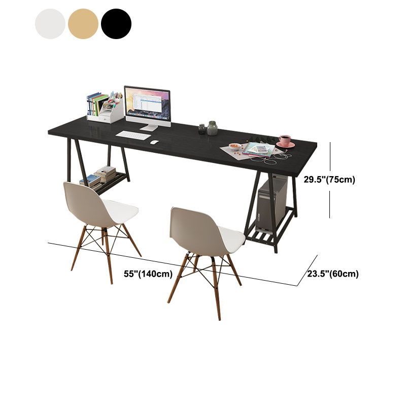 Manufactured Wood Rectangle Writing Desk Home Glam Office Desk Clearhalo 'furn' 'furn_office_desk' 'Furniture' 'Office Desks' 'Office Furniture' 'office_desk' 1200x1200_69b00923-9142-42f5-b6a4-61291539c209