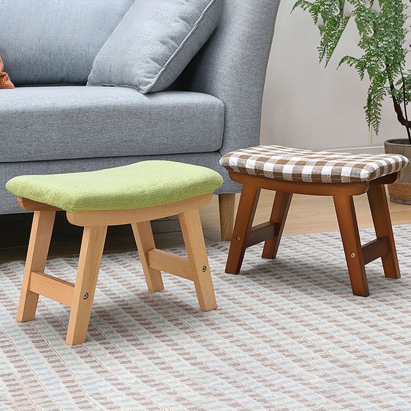 Rectangle Ottoman Contemporary Footstools Linen Upholstered Tear Resistant Ottoman Clearhalo 'furn' 'furn_ottomans_poufs' 'Furniture' 'Living Room Furniture' 'Ottomans & Poufs' 'ottomans_poufs' 1200x1200_69b1d60c-2ec5-4365-998f-50c58d172717