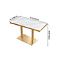 Metal Traditional Luxury Table Pedestal Base Table for Kitchen and Dining Room Clearhalo ' dining_table' 'Dining Tables & Seating' 'Dining Tables' 'furn' 'furn_dining_table' 'Furniture' 'furniture_dining_table' 'Kitchen & Dining Furniture' 'kitchen&dining_furn' 'kitchen' 'kitchen_dining_table' 1200x1200_69b4a412-8447-432d-96ea-3f76cc93f960