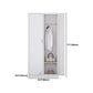 Contemporary Style Home Wardrobe Steel Wardrobe Closet with Doors