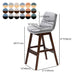 Scandinavian Wood Upholstered Counter Stools Low Back Bar Stools with Footrest Clearhalo 'Bar Furniture' 'Bar Stools' 'bar_stools' 'furn' 'furn_bar_stools' 'furniture_bar_stools' 'Kitchen & Dining Furniture' 'kitchen&dining_furn' 'kitchen' 'kitchen_furn' Furniture' 1200x1200_69b531fe-1644-4af8-8c4d-5ef8e72c2ea6