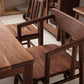 Massiver Holzarm Stuhl offener Essarm Stuhl für Esszimmer