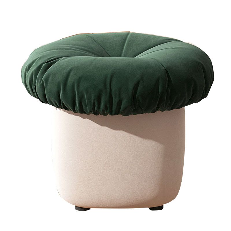Contemporary Pouf Ottoman Cotton Upholstered Tufted Mushroom Shape Ottoman Clearhalo 'furn' 'furn_ottomans_poufs' 'Furniture' 'Living Room Furniture' 'Ottomans & Poufs' 'ottomans_poufs' 1200x1200_69b775ee-ede8-4254-9243-976aec69e818
