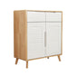 Contemporary Accent Cabinet Rubberwood Side Cabinet With Doors Clearhalo 'Cabinets & Chests' 'cabinets_chests' 'furn' 'furn_cabinets_chests' 'Furniture' 'Living Room Furniture' 1200x1200_69b8c82a-974d-4e51-bc1f-7c27ab16a034