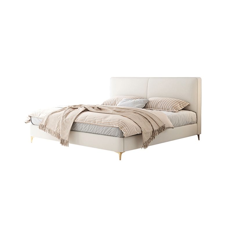 Contemporary Solid Wood with Headboard Rectangular Panel Standard Bed Clearhalo 'Bedroom Furniture' 'Beds' 'furn' 'furn_beds' 'Furniture' 1200x1200_69b995c8-0968-49e2-b440-b56182b71d01
