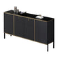 Glamstil Buffet Sideboard Sintered Stone Top Server mit Tür und Schublade für Wohnzimmer