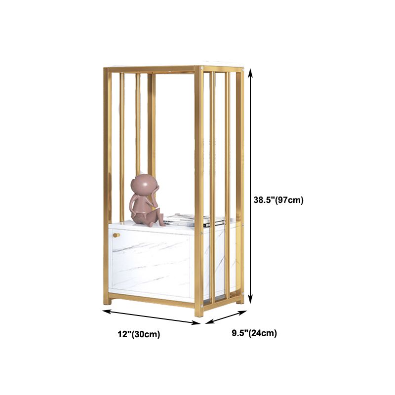 Modern Metal Book Shelf Home Open Back Bookcase with Shelves Clearhalo 'Bookcases' 'furn' 'furn_bookcases' 'Furniture' 'Office Furniture' 1200x1200_69bee25e-3580-4545-abb5-dee01e7864ea