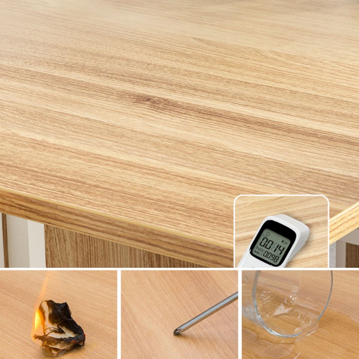 Modern Folding Dining Table Rectangle Wooden Tabletop with Storage Clearhalo 'Dining Tables & Seating' 'Dining Tables' 'dining_table' 'furn' 'furn_dining_table' 'Furniture' 'Kitchen & Dining Furniture' 1200x1200_69bf769e-7a7f-4345-bc84-370cc9e0096d