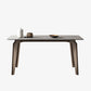 Modern 1/4/5/6 Pieces Rectangle Dining Set Sintered Stone Top Solid Wood Table Set Clearhalo 'Dining Room Sets' 'Dining Tables & Seating' 'dining_room_set' 'furn' 'furn_dining_room_set' 'Furniture' 'Kitchen & Dining Furniture' 1200x1200_69c0516b-090d-4f2f-aa0d-07327f0142f1