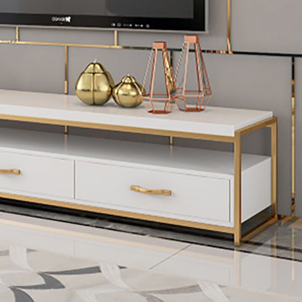 Open Storage Media Console Glam TV Stand Console with Drawers Clearhalo 'furn' 'furn_tv_stands_entertainment_centers' 'Furniture' 'Living Room Furniture' 'TV Stands & Entertainment Centers' 'TV Stands & Media Storage Furniture' 'tv_stands_entertainment_centers' 1200x1200_69c093b7-817c-41ee-96da-2e19a03431d3