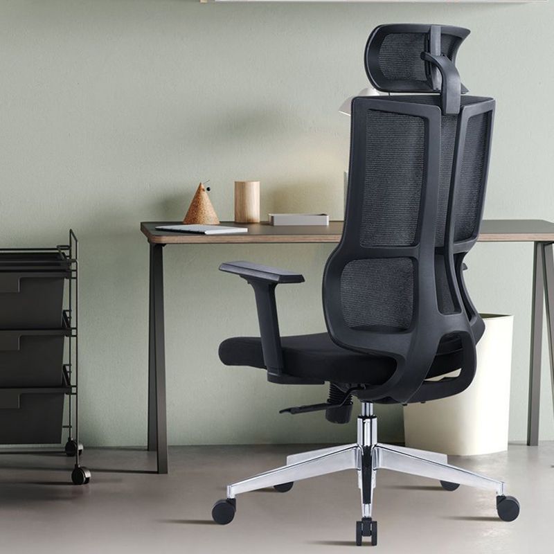 Contemporary Chair Adjustable Seat Height Ergonomic Pillow Included Office Chair Clearhalo 'furn' 'furn_office_chair' 'Furniture' 'Office Chairs' 'Office Furniture' 'office_chair' 1200x1200_69c0de9b-af89-4ab6-ab62-e67eabbd0805