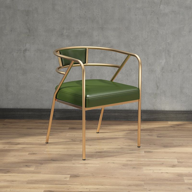 Glam Style Dining Chair Open Back Indoor Side Chair (Set of 2) Clearhalo 'Dining Chairs' 'Dining Tables & Seating' 'dining_chair' 'furn' 'furn_dining_chair' 'Furniture' 'furniture_dining_chair' 'Kitchen & Dining Furniture' 1200x1200_69c205d6-6d5b-4609-a34b-0ed672a84612