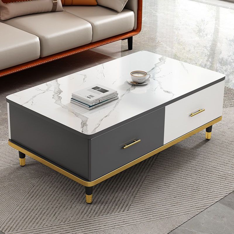 Modern Style Rectangular Design Toughened Glass Top Coffee Table Clearhalo 'Coffee & Accent Tables' 'Coffee Tables' 'coffee_tables' 'furn' 'furn_coffee_tables' 'Furniture' 'furniture_coffee_tables' 'Living Room Furniture' 1200x1200_69c8d6d6-5976-4def-9741-83afec19dfb7
