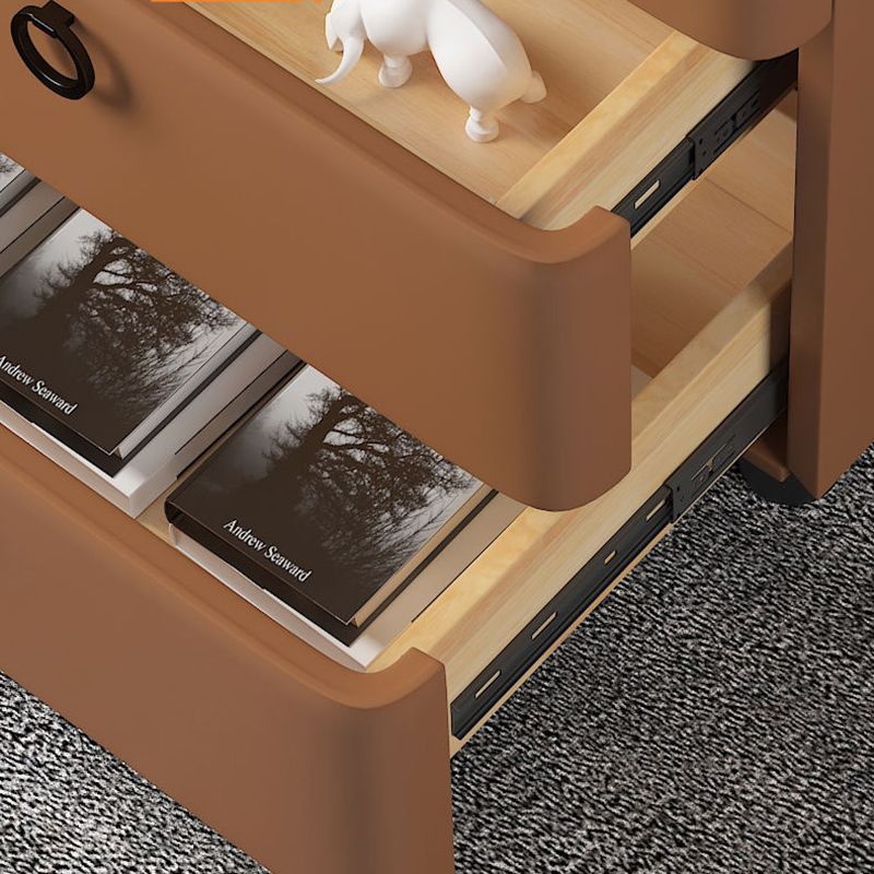 3 - Schublade zeitgenössischer Akzenttisch Nachttest antikes Finish -Bett Nachttisch