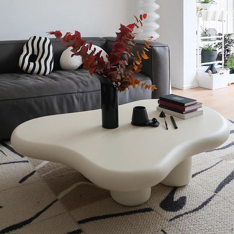 Modern Wood Geometric Coffee Cocktail Table 4 Legs 1 Coffee Table Clearhalo 'Coffee & Accent Tables' 'Coffee Tables' 'coffee_tables' 'furn' 'furn_coffee_tables' 'Furniture' 'Living Room Furniture' 1200x1200_69cac351-b43a-41fb-97cd-9f016a93f764