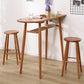 Mesa de comedor moderna con altura de mostrador de madera maciza